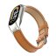 Кожаный ремешок для Xiaomi Mi Smart Band 8, Xiaomi Mi Band 8 (коричневый)