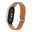 Кожаный ремешок для Xiaomi Mi Smart Band 8, Xiaomi Mi Band 8 (коричневый)