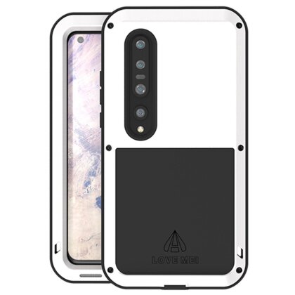 Гибридный чехол LOVE MEI для Xiaomi Mi 10 Pro (белый)