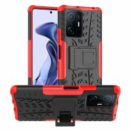 Чехол Hybrid Armor для Xiaomi 11T / Xiaomi 11T Pro (черный + красный) Чехол Hybrid Armor для Xiaomi 11T / Xiaomi 11T Pro (черный + красный)