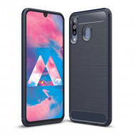 Чехол-накладка Carbon Fibre для Samsung Galaxy M30 / Galaxy A40s (темно-синий) Чехол-накладка Carbon Fibre для Samsung Galaxy M30 / Galaxy A40s (темно-синий)