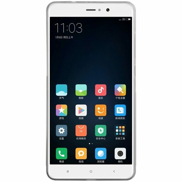 Силиконовый TPU чехол NILLKIN для Xiaomi Mi5S Plus (черный)