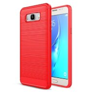 Чехол-накладка Carbon Fibre для Samsung Galaxy J7 (2016) SM-J710F (красный) Чехол-накладка Carbon Fibre для Samsung Galaxy J7 (2016) SM-J710F (красный)