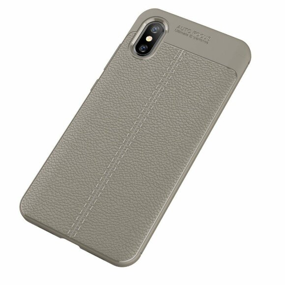 Чехол-накладка Litchi Grain для Xiaomi Mi 8 Pro / Mi 8 Explorer Edition (серый) Чехол-накладка Litchi Grain для Xiaomi Mi 8 Pro / Mi 8 Explorer Edition (серый)