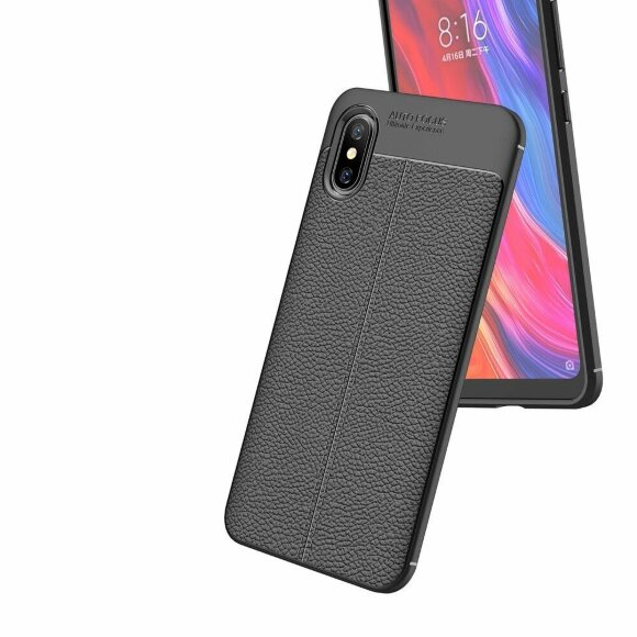 Чехол-накладка Litchi Grain для Xiaomi Mi 8 Pro / Mi 8 Explorer Edition (серый) Чехол-накладка Litchi Grain для Xiaomi Mi 8 Pro / Mi 8 Explorer Edition (серый)