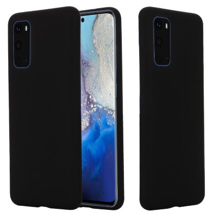 Силиконовый чехол Mobile Shell для Samsung Galaxy S20+ (Plus) (черный)