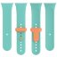 Силиконовый ремешок для Xiaomi Redmi Watch 3, Mi Watch Lite 3 (зелено-голубой)