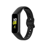 Силиконовый ремешок для Samsung Galaxy Fit E SM-R375 (черный) Силиконовый ремешок для Samsung Galaxy Fit E SM-R375 (черный)