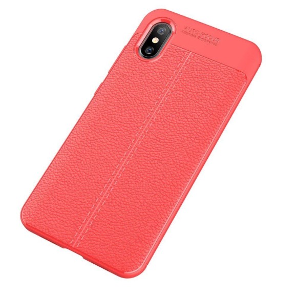 Чехол-накладка Litchi Grain для Xiaomi Mi 8 Pro / Mi 8 Explorer Edition (красный) Чехол-накладка Litchi Grain для Xiaomi Mi 8 Pro / Mi 8 Explorer Edition (красный)