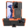 Чехол Hybrid Armor для Xiaomi 11T / Xiaomi 11T Pro (черный + оранжевый)