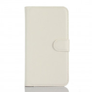 Чехол с визитницей для Lenovo A1000 (белый)