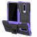 Чехол Hybrid Armor для OnePlus 7 Pro (черный + фиолетовый)