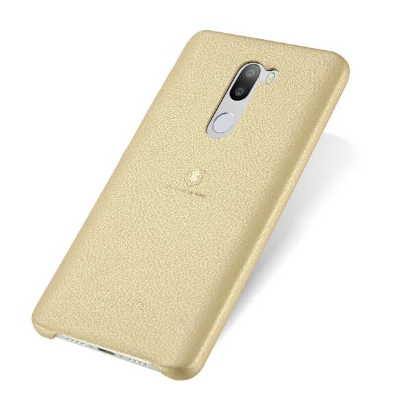 Кожаная накладка LENUO для Xiaomi Mi5S Plus (золотой)
