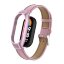 Кожаный ремешок для Xiaomi Mi Smart Band 8, Xiaomi Mi Band 8 (розовый)