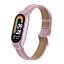 Кожаный ремешок для Xiaomi Mi Smart Band 8, Xiaomi Mi Band 8 (розовый)