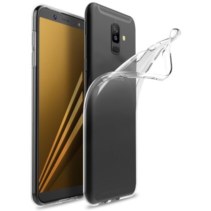 Силиконовый TPU чехол для Samsung Galaxy A6+ (Plus)