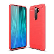 Чехол-накладка Carbon Fibre для Xiaomi Redmi Note 8 Pro (красный) Чехол-накладка Carbon Fibre для Xiaomi Redmi Note 8 Pro (красный)