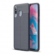 Чехол-накладка Litchi Grain для Samsung Galaxy M30 / Galaxy A40s (темно-синий) Чехол-накладка Litchi Grain для Samsung Galaxy M30 / Galaxy A40s (темно-синий)