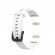 Силиконовый ремешок для Huawei Band 6 / Honor Band 6 (белый)
