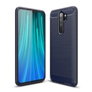 Чехол-накладка Carbon Fibre для Xiaomi Redmi Note 8 Pro (темно-синий) Чехол-накладка Carbon Fibre для Xiaomi Redmi Note 8 Pro (темно-синий)