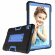 Гибридный TPU чехол для Huawei MediaPad M6 8.4 (черный + голубой)