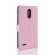 Чехол с визитницей для LG Stylus 3 M400DY (розовый)