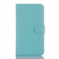 Чехол с визитницей для Lenovo A1000 (голубой)