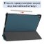 Планшетный чехол для Samsung Galaxy Tab S6 Lite (темно-зеленый)