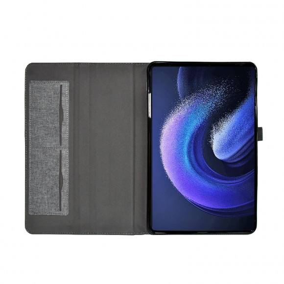 Чехол Business Style для Xiaomi Pad 6, Xiaomi Pad 6 Pro (серый)