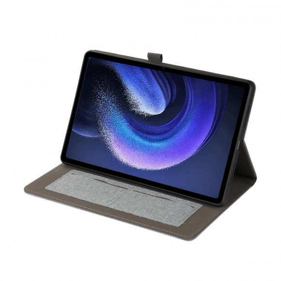 Чехол Business Style для Xiaomi Pad 6, Xiaomi Pad 6 Pro (серый)