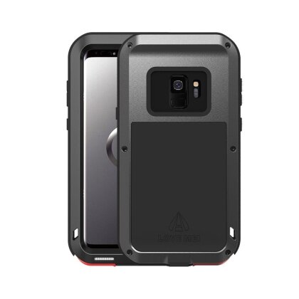 Гибридный чехол LOVE MEI для Samsung Galaxy S9 (черный)