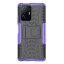 Чехол Hybrid Armor для Xiaomi 11T / Xiaomi 11T Pro (черный + фиолетовый)