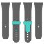 Силиконовый ремешок для Xiaomi Redmi Watch 3, Mi Watch Lite 3 (серый)