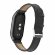 Кожаный ремешок для Xiaomi Mi Smart Band 8, Xiaomi Mi Band 8 (черный)