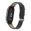 Кожаный ремешок для Xiaomi Mi Smart Band 8, Xiaomi Mi Band 8 (черный)