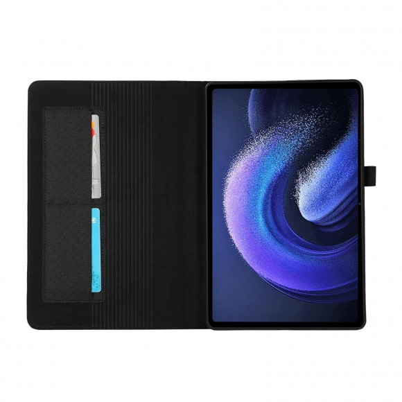 Чехол Business Style для Xiaomi Pad 6, Xiaomi Pad 6 Pro (черный)
