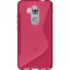 Нескользящий чехол для Huawei Nova Plus / Huawei G9 Plus (малиновый)