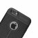 Чехол накладка Litchi Grain для iPhone 6 / 6S (черный)