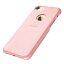 Кожаная накладка LENUO для iPhone 7 (розовый)
