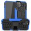 Чехол Hybrid Armor для iPhone 13 (черный + голубой)