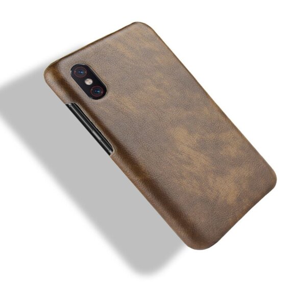 Чехол Litchi Texture для Xiaomi Mi 8 Pro (коричневый) Чехол Litchi Texture для Xiaomi Mi 8 Pro (коричневый)