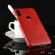 Кожаная накладка-чехол для Xiaomi Mi Play (красный)