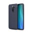 Чехол-накладка Litchi Grain для Xiaomi Redmi Note 8 Pro (темно-синий)