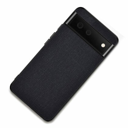 Чехол с тканевой текстурой PC+TPU для Google Pixel 7 Pro (черный)