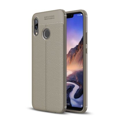 Чехол-накладка Litchi Grain для Huawei nova 3 (серый)