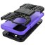 Чехол Hybrid Armor для iPhone 13 (черный + фиолетовый)