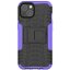 Чехол Hybrid Armor для iPhone 13 (черный + фиолетовый)