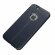 Чехол накладка Litchi Grain для iPhone 6 / 6S (темно-синий)