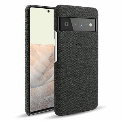 Тканевый чехол для Google Pixel 6 Pro (черный)