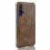 Кожаная накладка-чехол для Huawei nova 5T / Honor 20 (коричневый)